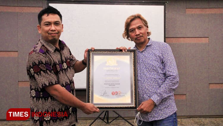 Saeful Akham Raih Positive News Maker ATI NTB 2021