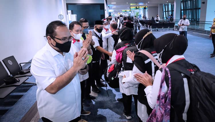 Menag RI Sampaikan Apresiasi atas Dedikasi Petugas Melayani Jemaah Haji